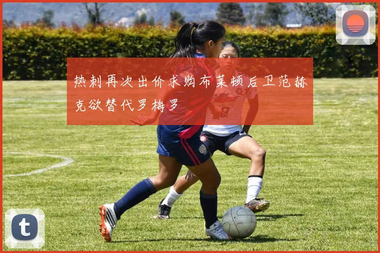 热刺再次出价求购布莱顿后卫范赫克欲替代罗梅罗